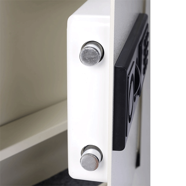Secure Electronic Wall Safe with Hidden Compartment