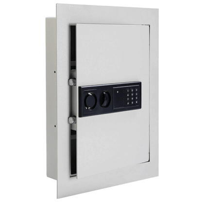 Secure Electronic Wall Safe with Hidden Compartment