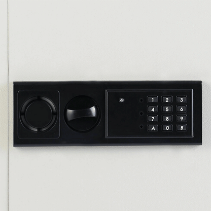 Secure Electronic Wall Safe with Hidden Compartment