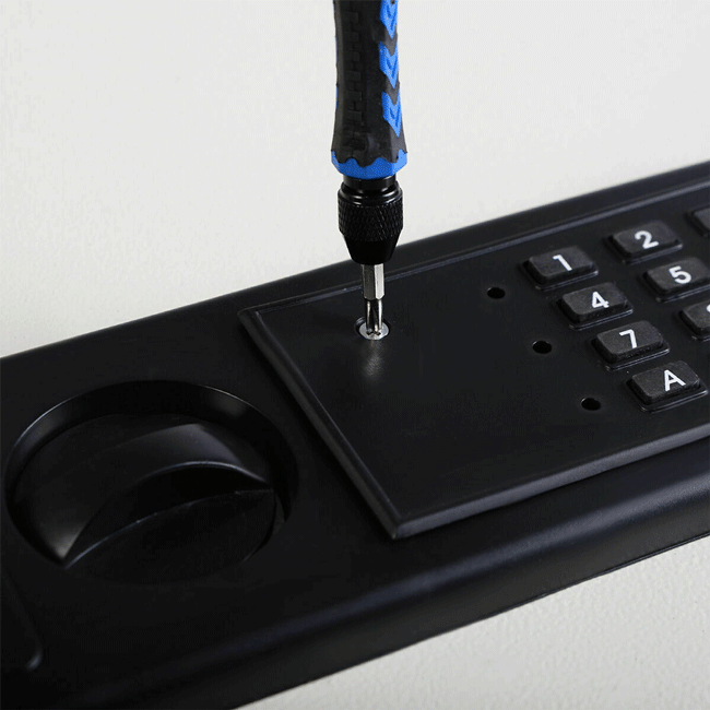 Secure Electronic Wall Safe with Hidden Compartment