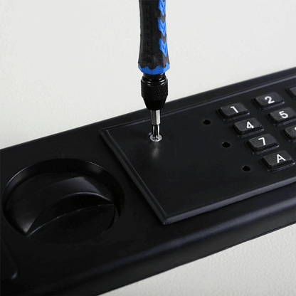 Secure Electronic Wall Safe with Hidden Compartment