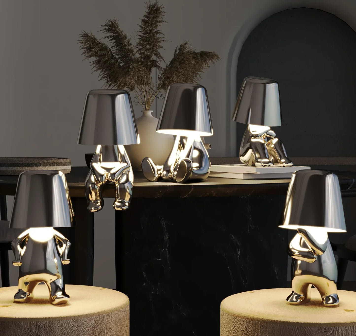 Ensemble de lampe de bureau moderne sans fil