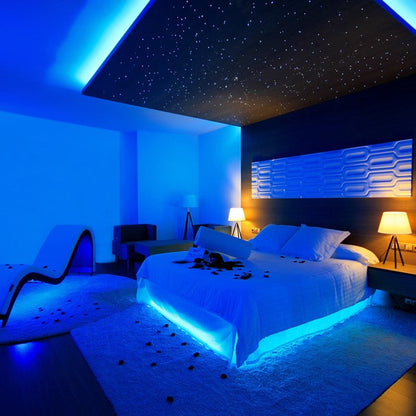 RGB LED Tape Light Waterproof Dimmable Remote Control