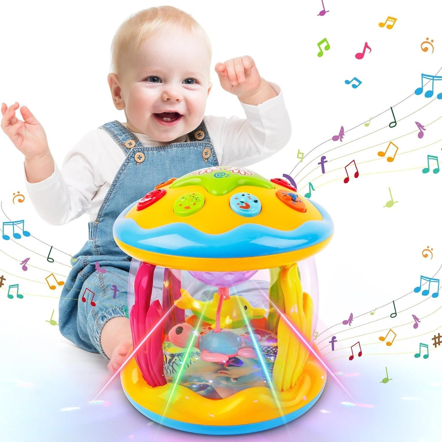 Colorful Baby Music Center with Lights and Sounds - Halri