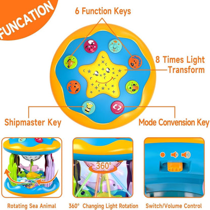 Interactive Baby Playset with Lights and Music – Learning and Discovery, Safe for Ages 6 Month and Up
