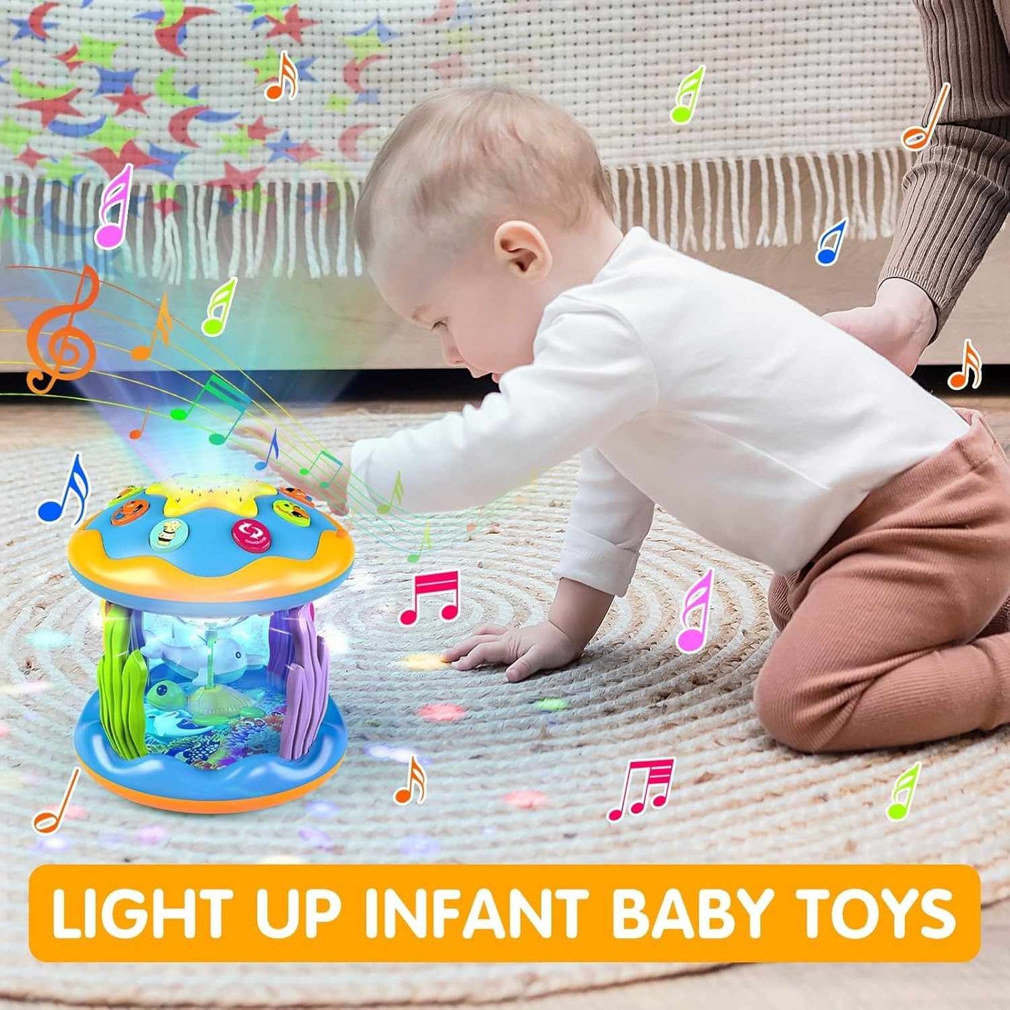 Interactive Baby Playset with Lights and Music – Learning and Discovery, Safe for Ages 6 Month and Up