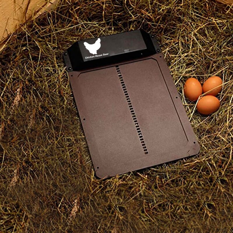 Easy Chicken Coop Door Opener With Automatic Light Sensor - Halri