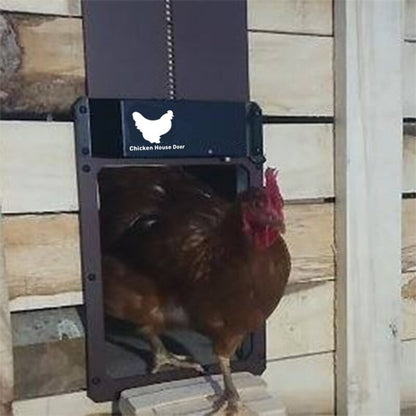 Easy Chicken Coop Door Opener With Automatic Light Sensor