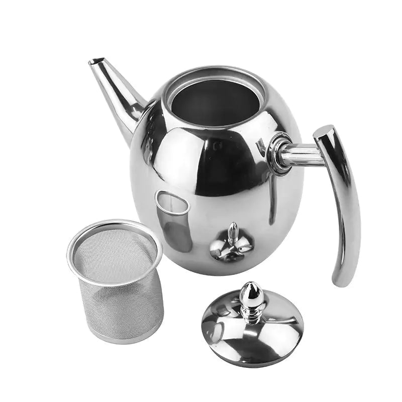 Luxury Silver Infuser Teapot - Halri