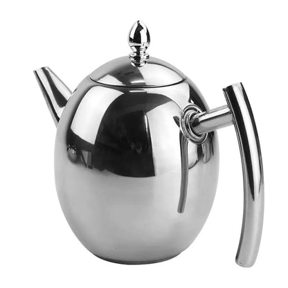 Luxury Silver Infuser Teapot