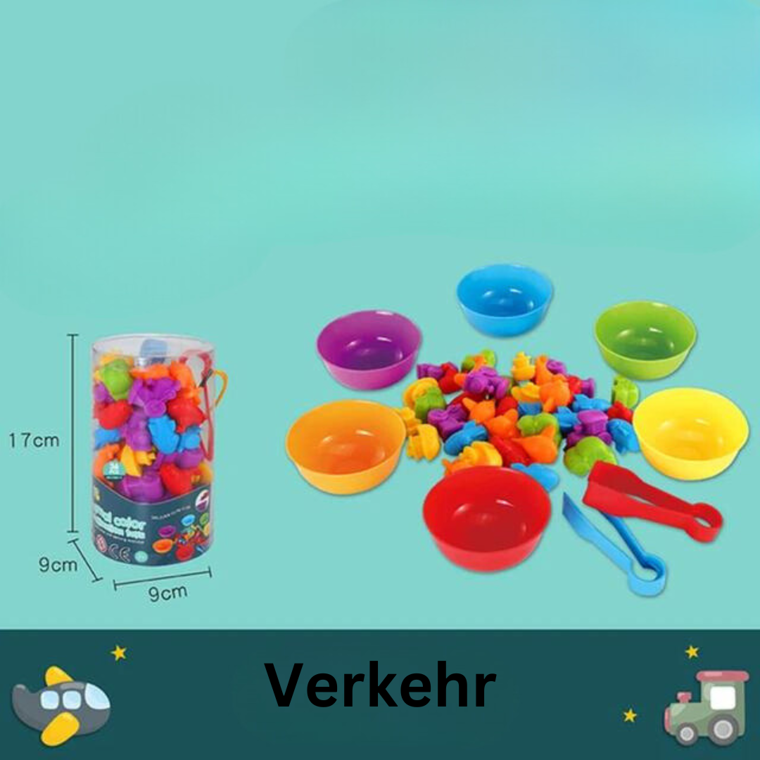Ensemble de jeu de tri éducatif pour enfants