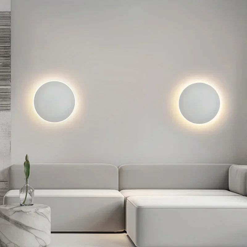 Round LED Modern Wall Lamp - Halri