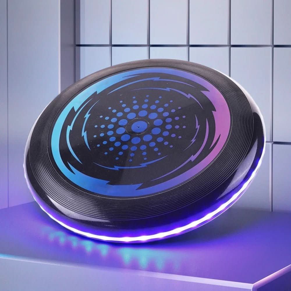 LED Luminous Frisbee – USB Rechargeable Multicolor Light-Up Disc for Night Games, Durable & Lightweight, 27cm Diameter 6