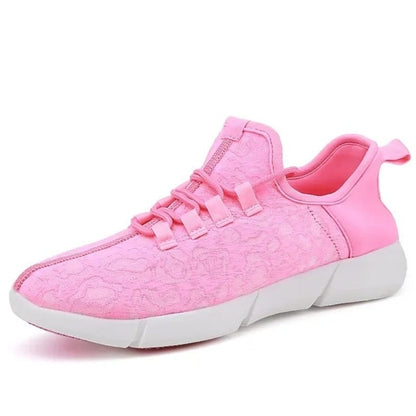 Light Up Optical Fiber Sneakers