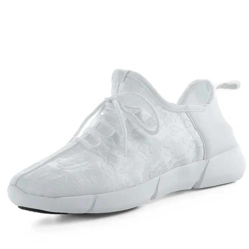 Light Up Optical Fiber Sneakers