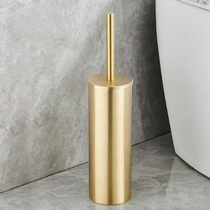 Premium Toilet Brush and Holder Set with Chrome Finish - Halri