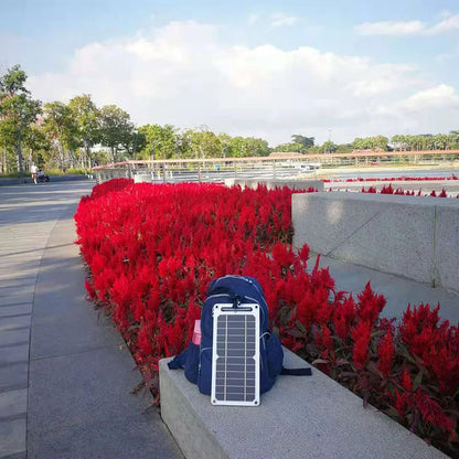 Portable Solar Charger With Waterproof Power Bank