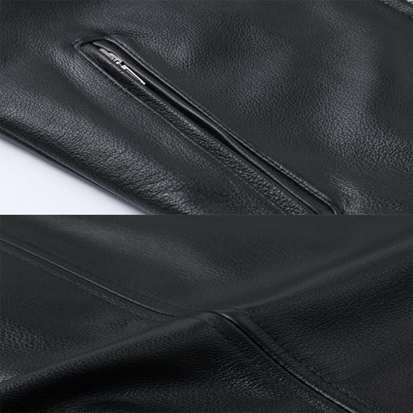 Faux Leather Motorcycle Style Jacket