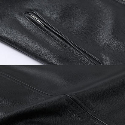 Faux Leather Motorcycle Style Jacket