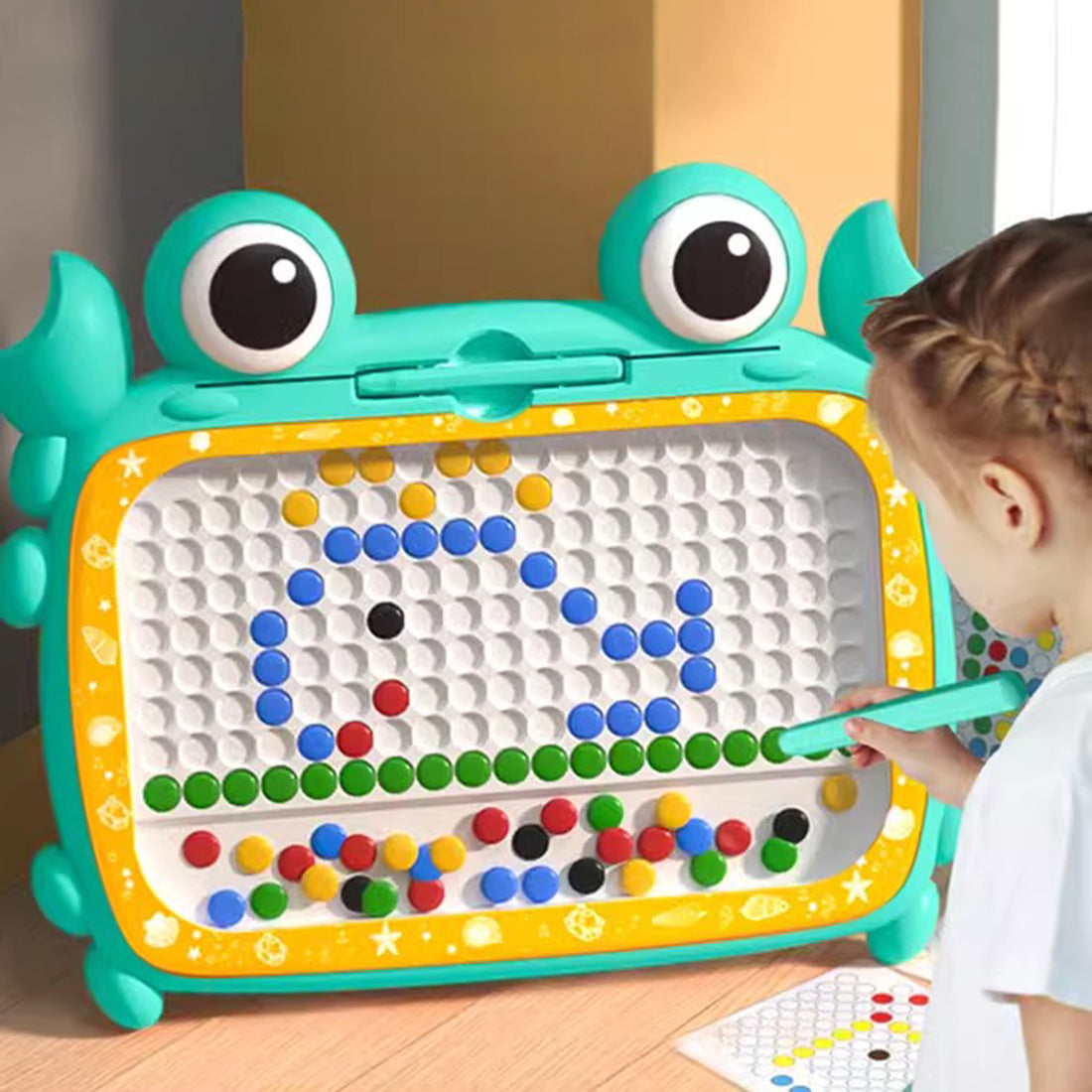 Table à dessin magnétique colorée pour enfants