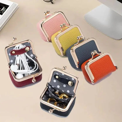 Halri | Mini boîte à bijoux en cuir – Compacte, élégante et idéale pour les voyages 