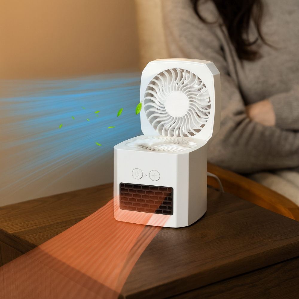 Compact Personal Electric Heater Fan - Halri