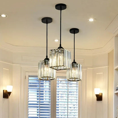 Magnifique lampe suspendue en cristal