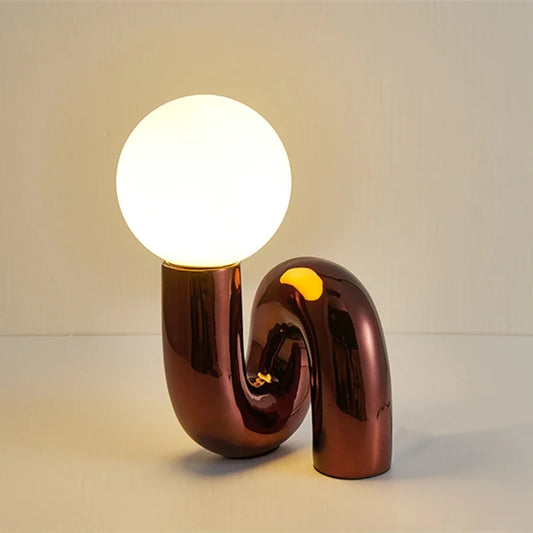 Beautiful Clear Glass Table Lamp - Halri