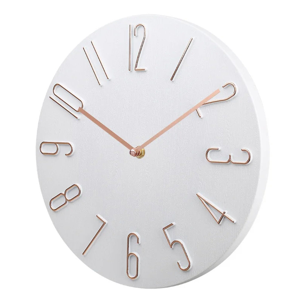 Modern Minimalist Silent Wall Clock – Ultra Quiet Design for Home and Office, 20cm Diameter, Easy to Hang 2