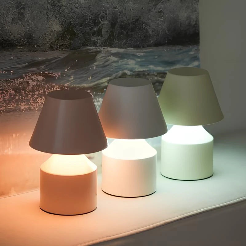 Modern Minimalist Table Lamp with Touch Control, Adjustable Color Temperature, Cordless and Rechargeable Design 6