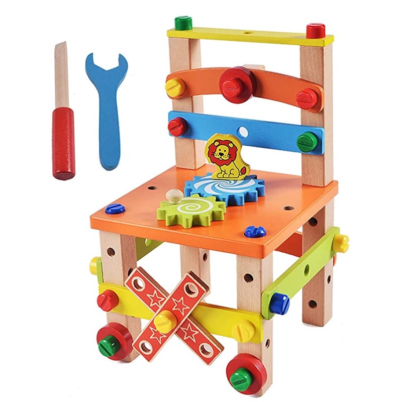 Mini Wooden Kids Table Chair Set - Halri
