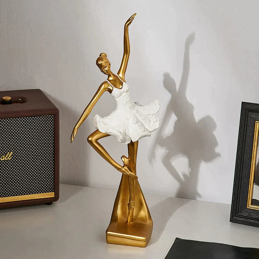Beautiful Ballerina Figurine Desk Ornament - Halri