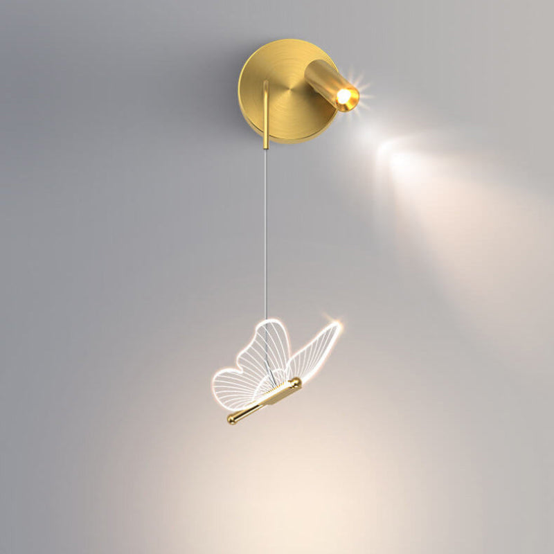 Contemporary LED Wall Lamp with Color Changing Light - Halri
