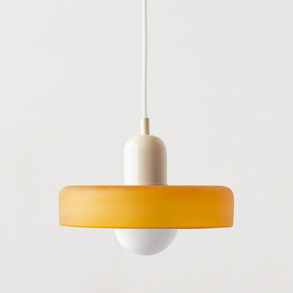 Suspension en verre vibrant au design moderne