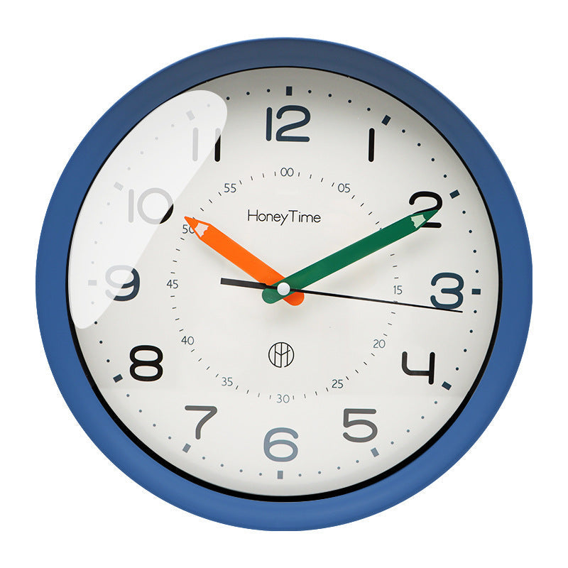 Horloge murale pour enfants silencieuse