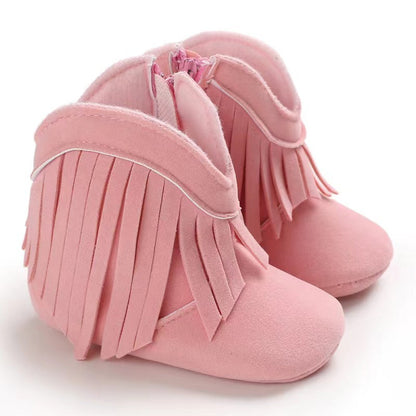 Bottes de neige western chaudes pour enfants
