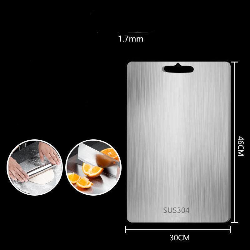 Planche à découper en acier inoxydable de qualité supérieure