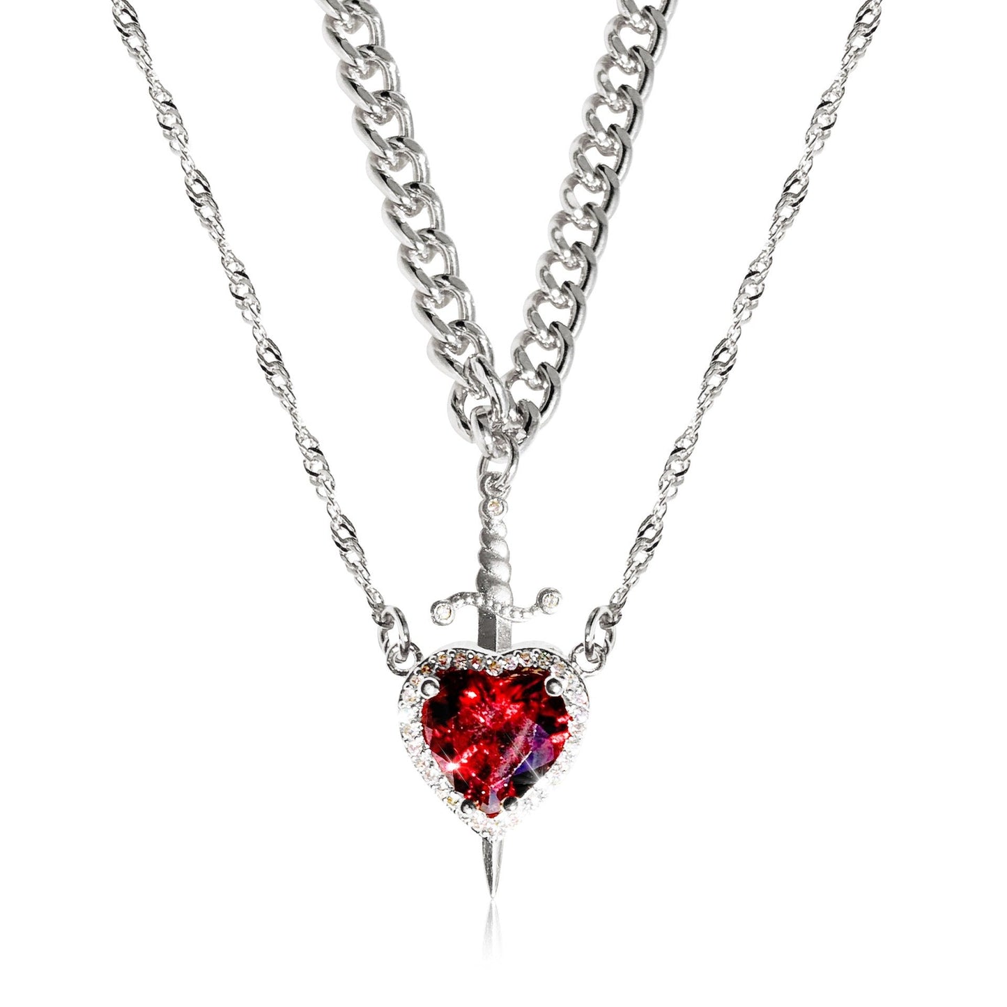 Magnifique ensemble de colliers pour couples (lui et elle)