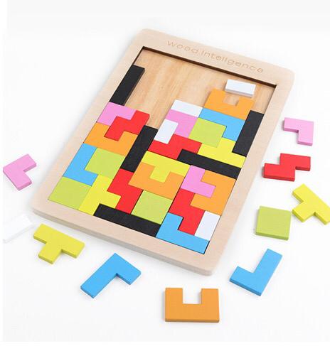 Natural Wooden Building Blocks Set - Halri