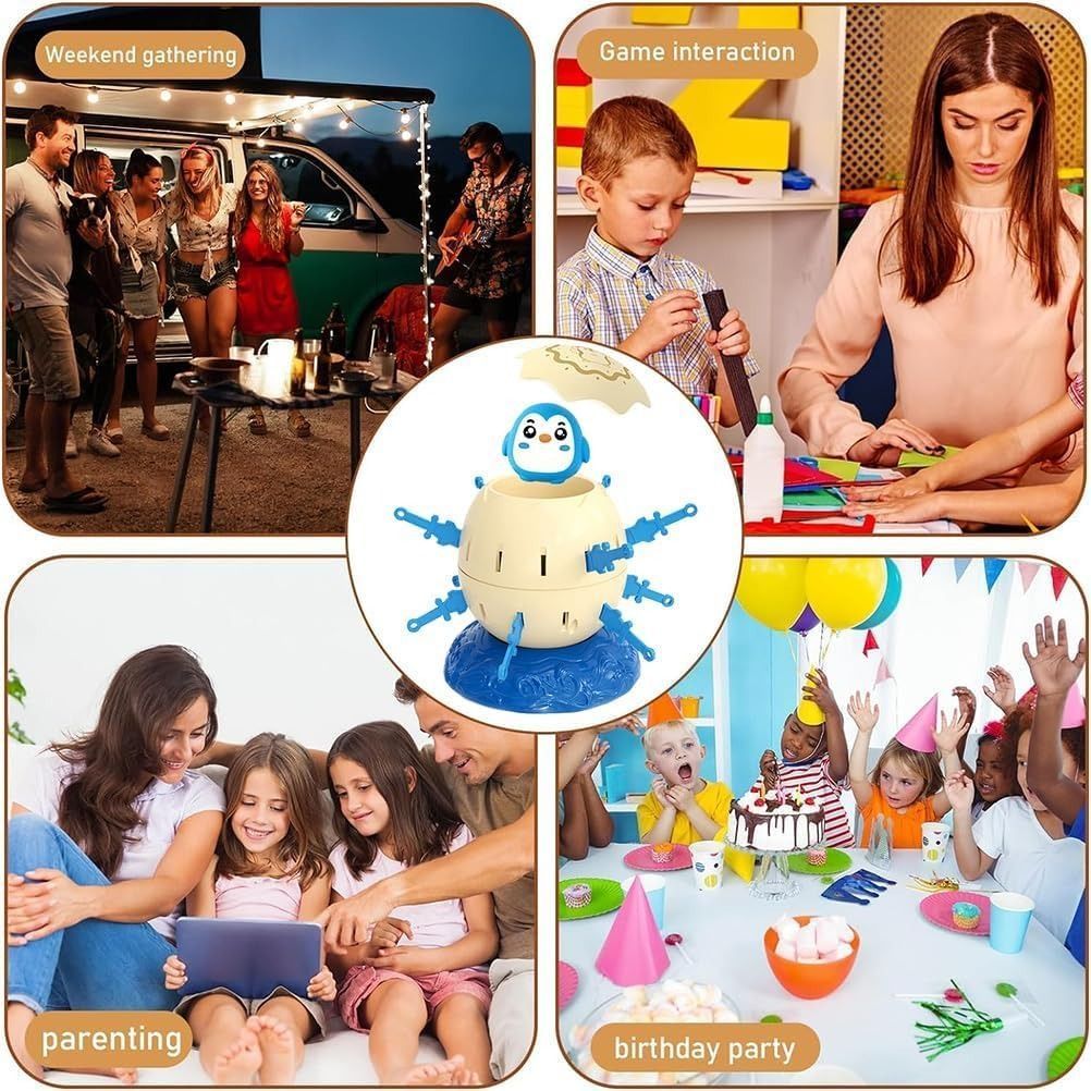 Penguin Barrel Game with Fun Family Play, Multi-Player, Safe for Ages 3+