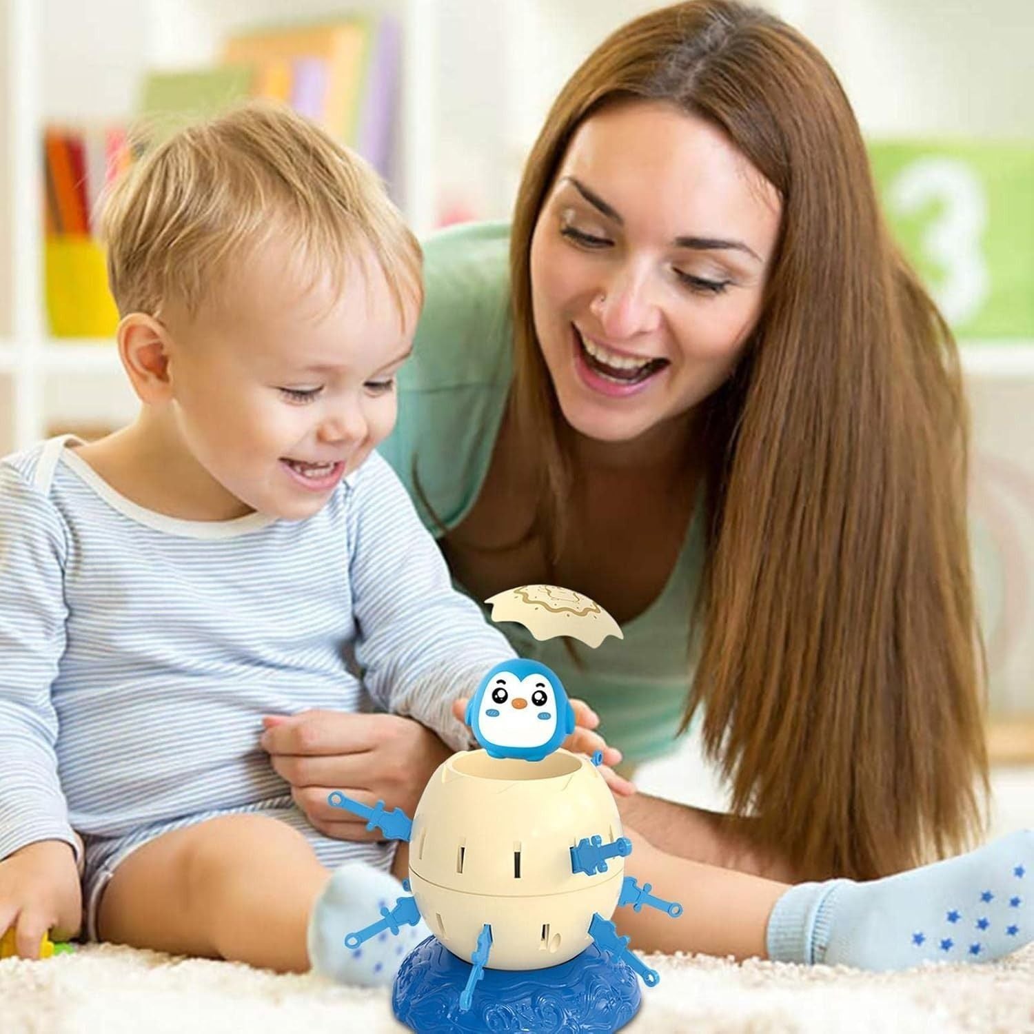 Penguin Barrel Game with Fun Family Play, Multi-Player, Safe for Ages 3+