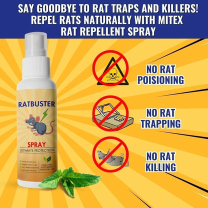 Peppermint Oil Rodent Repellent Spray with Eco-Friendly Ingredients for Home Use
