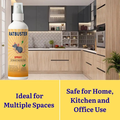 Peppermint Oil Rodent Repellent Spray with Eco-Friendly Ingredients for Home Use