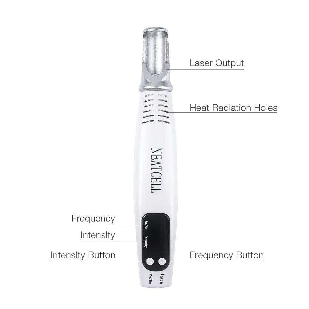Picosecond Laser Pen for Mole, Dark Spot, Tattoo, Acne, and Skin Pigment Removal