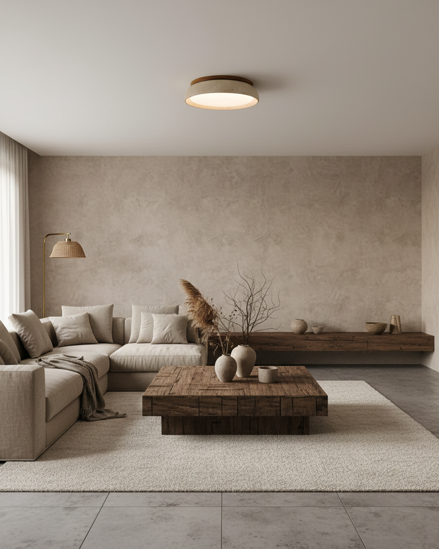 Stylish Circular LED Ceiling Fixtures for Homes