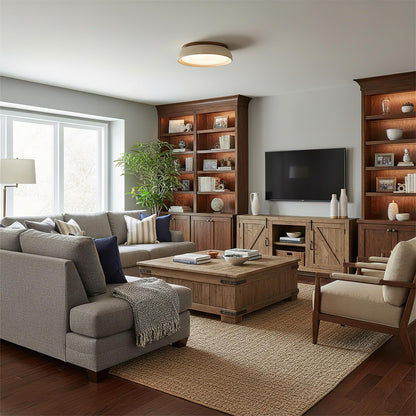 Stylish Circular LED Ceiling Fixtures for Homes
