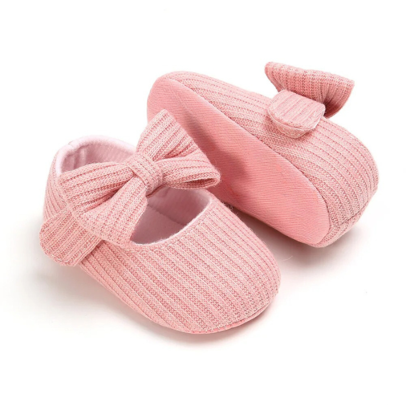 Chaussures premiers pas mignonnes à fleurs pour fille 