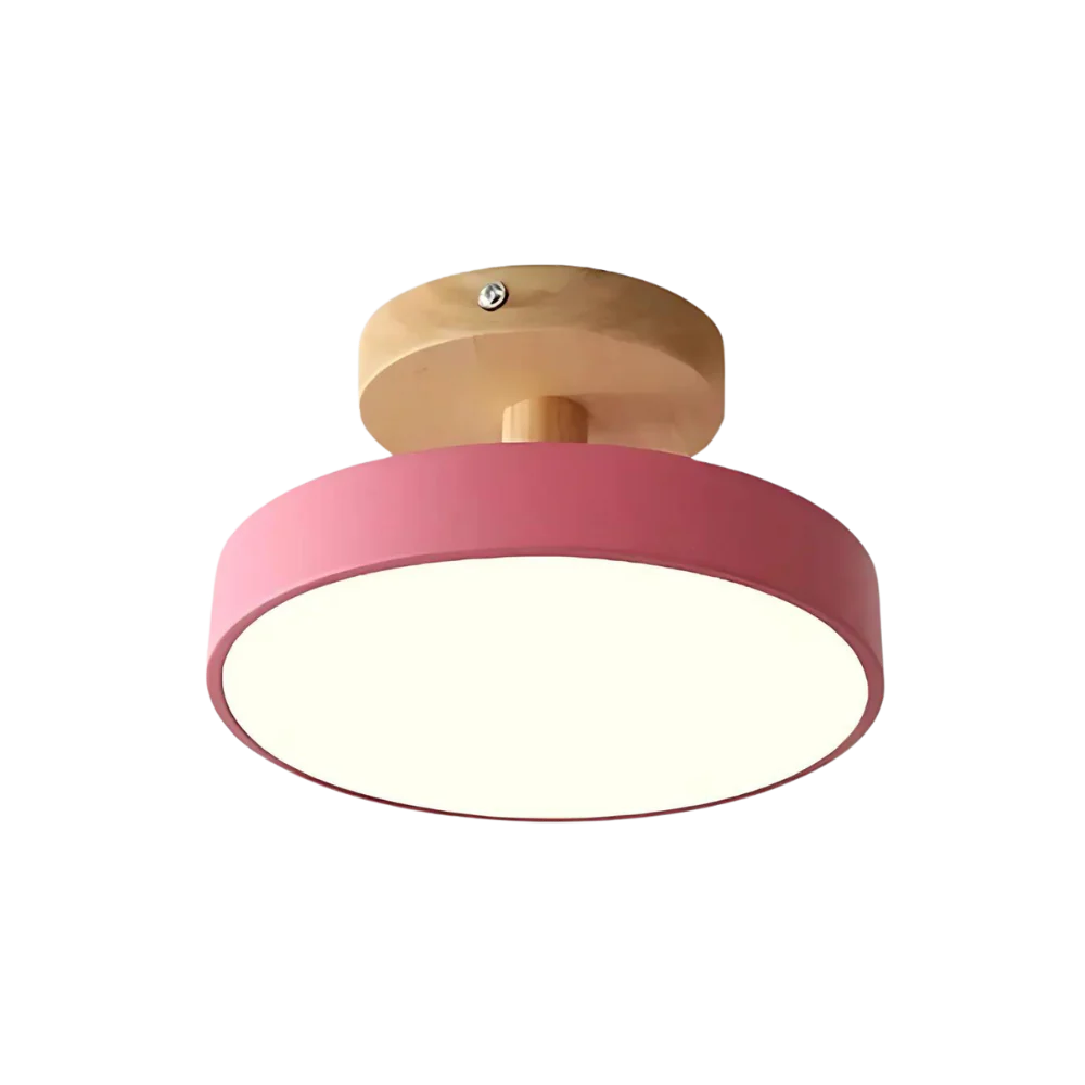 Plafonnier LED mince et contemporain