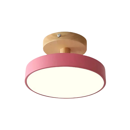 Plafonnier LED mince et contemporain