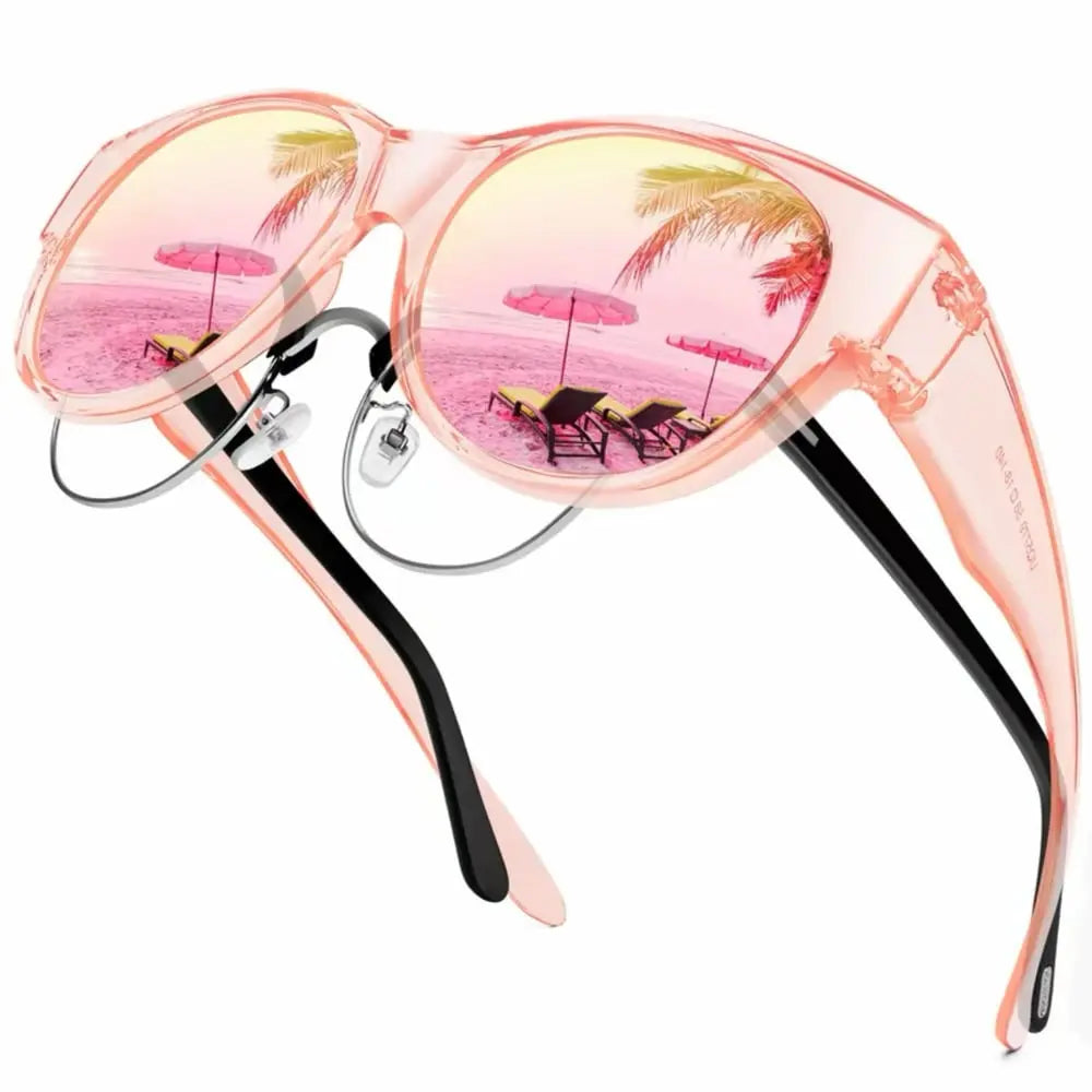Lunettes de soleil polarisées pour la conduite, compatibles avec les verres correcteurs 